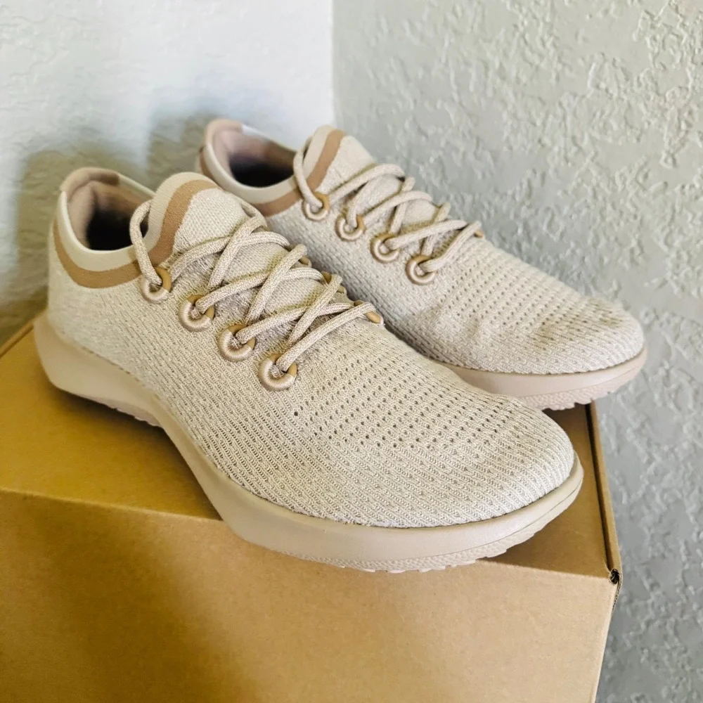 Allbirds Men's‎ Tree Dasher 2 Sneaker, Rugged Beige, ComfortSize 12.5, NWT
